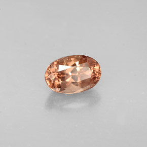 Granada de mudança de cor multicolorido natural 0,74ct, corte oval, VS