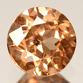 Granada de mudança de cor  natural 0,45ct, corte redondo, VS