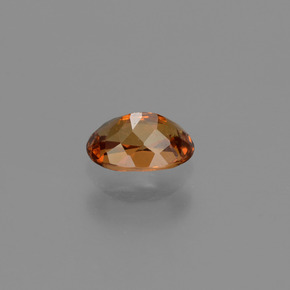 Granada que muda de cor Marrom Dourado a Laranja Natural 0.65ct, Corte Oval, VVS-VS
