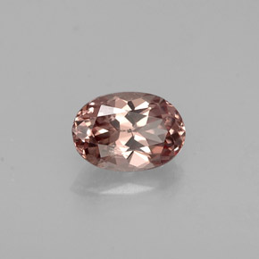 Granada de mudança de cor multicolorido natural 0,59ct, corte oval, VS