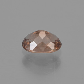 Granada de mudança de cor marrom natural 0,73ct, corte oval, VS