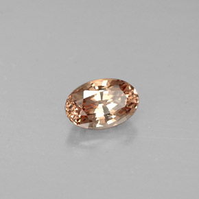 Granada que muda de cor Marrom Dourado a Laranja Natural 0.66ct, Corte Oval, VS