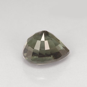 Granada de mudança de cor multicolorido natural 1,58ct, formato de pêra, VS