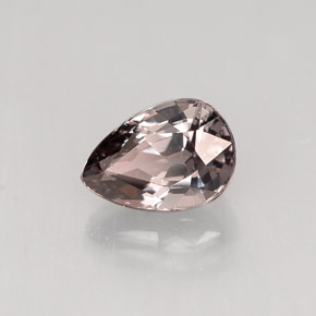 Granada que muda de cor Marrom esverdeado a rosa avermelhado Natural 1.18ct, Formato de pêra, VVS-VS