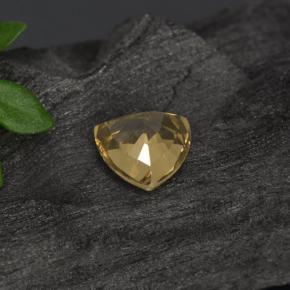 Granada de mudança de cor dourado natural 0,67ct, trillion, VS