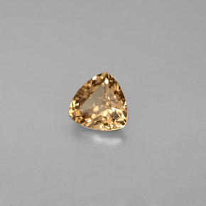 Granada que muda de cor Castanho Dourado a Rosa Natural 0.77ct, Trilhão, VS