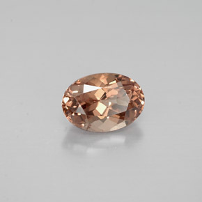 Granada de mudança de cor multicolorido natural 1,17ct, corte oval, VS