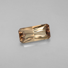 Granada que muda de cor Marrom Dourado a Laranja Natural 1.44ct, Corte Esmeralda, VS