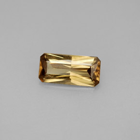 Granada de mudança de cor multicolorido natural 1,21ct, corte esmeralda, VS