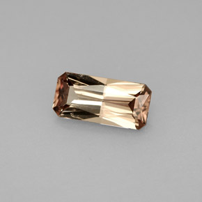 Granada de mudança de cor multicolorido natural 1,21ct, corte esmeralda, VVS-VS