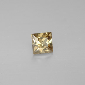 Granada de mudança de cor mudança de cor natural 0,49ct, quadrado, VVS-VS