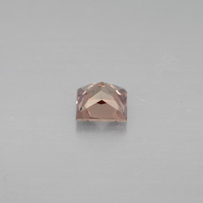 Granada que muda de cor Rosa rosado a rosa vermelho Natural 0.54ct, Quadrado, VVS-VS