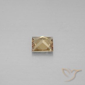 Granada que muda de cor Marrom dourado Natural 0.51ct, Quadrado, VVS-VS