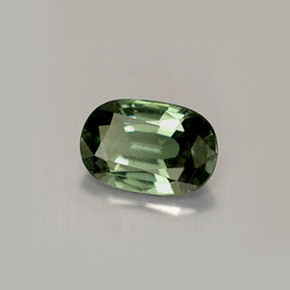 Granada que muda de cor verde para vermelho Natural 1.08ct, Corte Oval, VS
