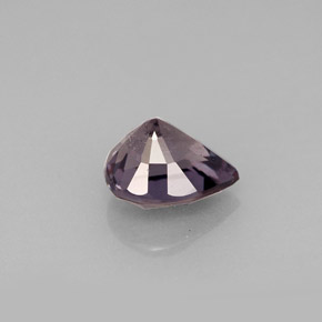 Granada que muda de cor Violeta para vermelho Natural 1.76ct, Formato de pêra, VS