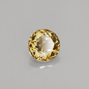 Granada que muda de cor Marrom Dourado a Laranja Natural 0.73ct, Corte Redondo, VVS