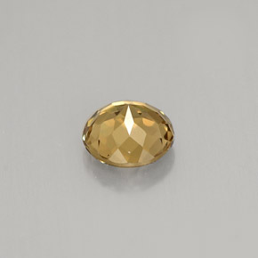 Granada que muda de cor Marrom Dourado a Laranja Natural 0.73ct, Corte Redondo, VVS