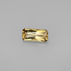 Granada de mudança de cor multicolorido natural 0,65ct, corte esmeralda, VVS-VS