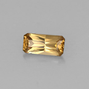 Granada de mudança de cor multicolorido natural 0,68ct, corte esmeralda, VVS-VS