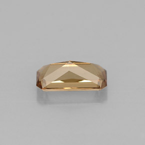 Granada que muda de cor Marrom Dourado a Laranja Natural 0.80ct, Corte Esmeralda, VVS-VS