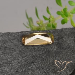 Granada que muda de cor Marrom dourado Natural 0.63ct, Corte Octógono / Esmeralda, VS