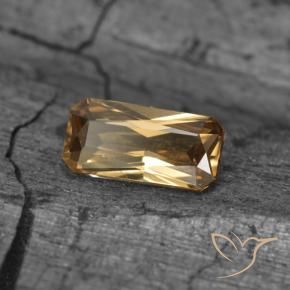 Granada que muda de cor Marrom dourado Natural 0.73ct, Corte Octógono / Esmeralda, VS