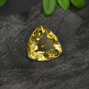 Granada de mudança de cor dourado natural 0,64ct, trillion, VS