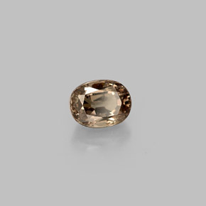 Granada de mudança de cor multicolorido natural 1,12ct, corte oval, VS