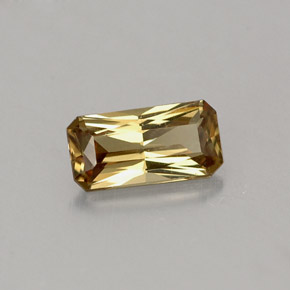 Granada de mudança de cor multicolorido natural 0,66ct, corte esmeralda, VVS-VS