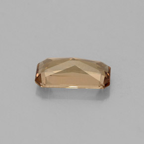 Granada de mudança de cor multicolorido natural 0,70ct, corte esmeralda, VVS-VS