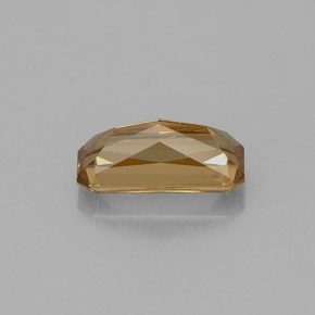 Granada que muda de cor Marrom Dourado a Laranja Natural 0.75ct, Corte Esmeralda, VVS-VS