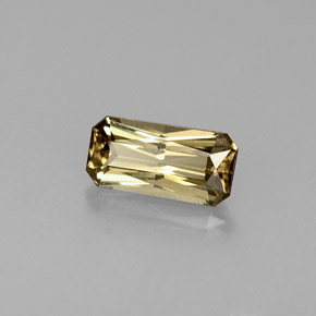 Granada de mudança de cor mudança de cor natural 0,67ct, corte esmeralda, VVS-VS