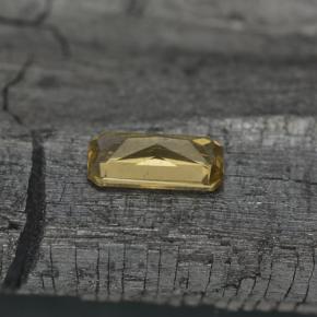 Granada que muda de cor Marrom dourado Natural 0.68ct, Corte Esmeralda, VVS-VS