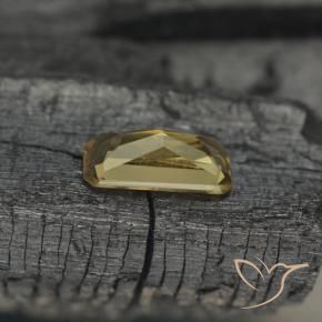 Granada que muda de cor ouro escuro Natural 0.70ct, Corte Octógono / Esmeralda, VVS-VS