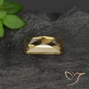 Granada que muda de cor Marrom dourado Natural 0.81ct, Corte Octógono / Esmeralda, VS