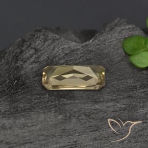 Granada que muda de cor Ouro Natural 0.61ct, Corte Octógono / Esmeralda, VVS