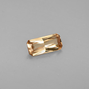 Granada de mudança de cor multicolorido natural 0,55ct, corte esmeralda, VVS-VS