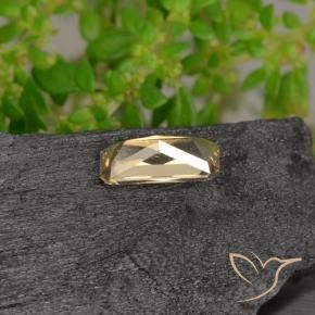 Granada que muda de cor Marrom dourado Natural 0.62ct, Corte Octógono / Esmeralda, VVS-VS