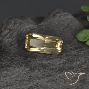 Granada que muda de cor Marrom dourado Natural 0.74ct, Corte Octógono / Esmeralda, VVS-VS