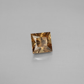 Granada que muda de cor Castanho Dourado a Rosa Natural 0.93ct, Quadrado, VS-SI