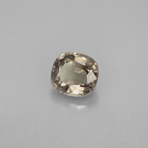 Granada que muda de cor Marrom esverdeado a rosa avermelhado Natural 1.30ct, Almofada cortada, VS