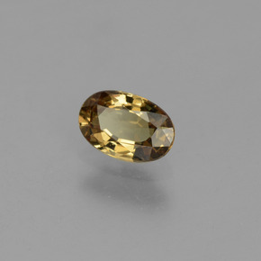 Granada de mudança de cor multicolorido natural 0,56ct, corte oval, VS