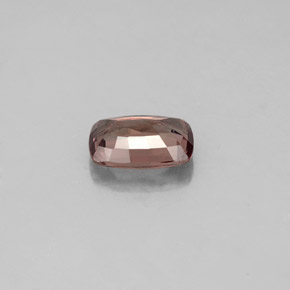 Granada de mudança de cor marrom natural 0,76ct, almofada cortada, VVS-VS