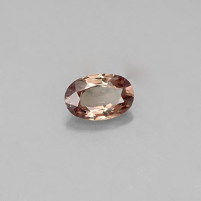 Granada que muda de cor Castanho médio Natural 0.58ct, Corte Oval, VS