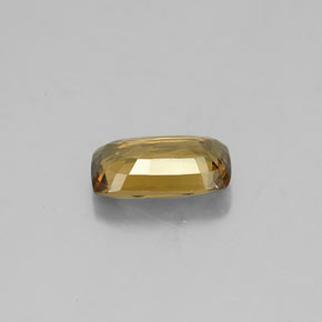 Granada de mudança de cor dourado natural 1,11ct, almofada cortada, VVS-VS