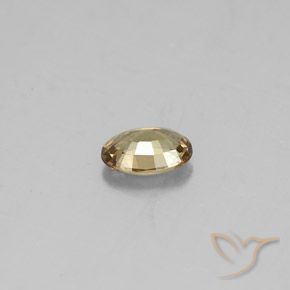 Granada que muda de cor Marrom dourado Natural 0.50ct, oval, VVS-VS