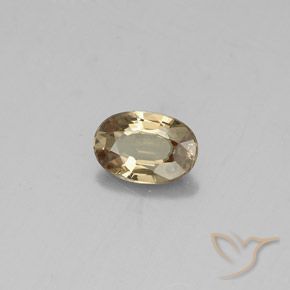 Granada que muda de cor Marrom dourado Natural 0.58ct, oval, VVS-VS