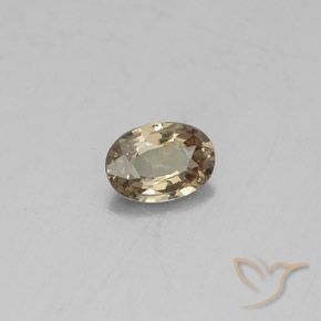 Granada que muda de cor Marrom dourado Natural 0.52ct, oval, VS-SI