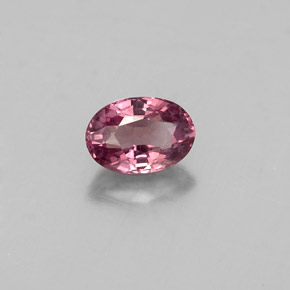 Granada de mudança de cor multicolorido natural 0,61ct, corte oval, VS