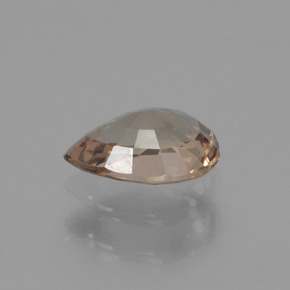 Granada de mudança de cor amarelo natural 0,48ct, formato de pêra, VVS-VS